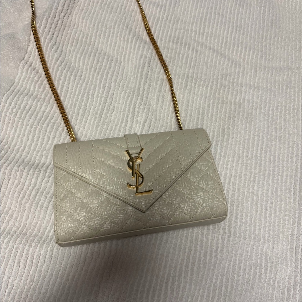 YSL Envelope quilt shoulder bag - Picture 3 of 5